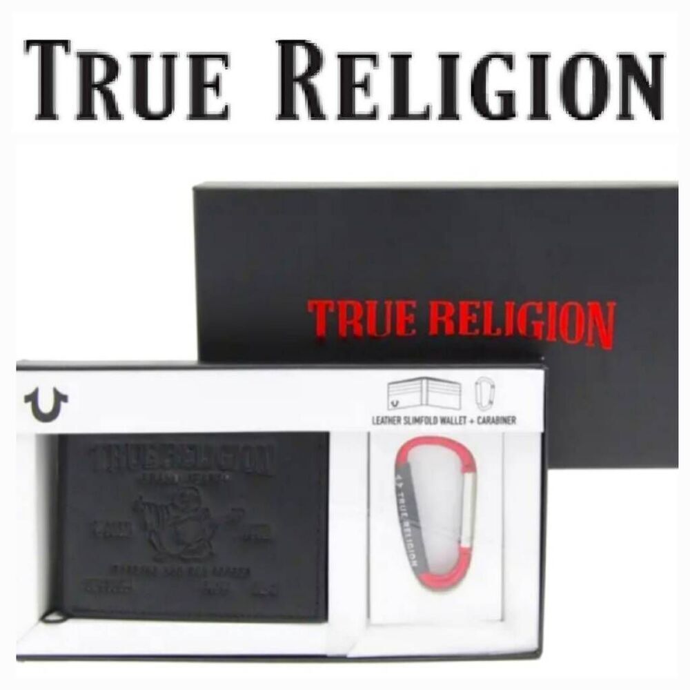 True Religion Sunter Wallet/Keychain Giftset